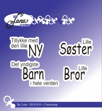 Billede: BY LENE STEMPEL “Dansk Tekst” BLS1034, Biggest: 5x2,5cm, førpris kr. 40,00, nupris