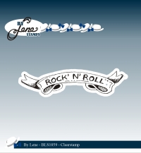 Billede: BY LENE STEMPEL “Rock’ N’ Roll” BLS1059, 8x1,9cm, førpris kr. 24,- nupris