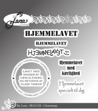 Billede: BY LENE STEMPEL Hjemmelavet i flere udgaver, BLS1128, Biggest: 4,2x4,2cm