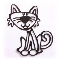 Billede: skæreskabelon Crafty Ann “Funny Cat