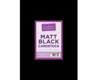 Billede: Crafter's Companion Matt Black Cardstock A4, 300gsm, 40 ark