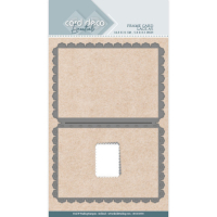 Billede: skæreskabelon kortbase med lace kant, Card Deco Essentials Frame Dies - Lace, 14,8x21cm