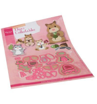 Billede: skæreskabelon hamster, MARIANNE DESIGN COL1489 Eline's Hamster, 111x82mm