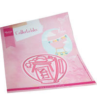 Billede: skæreskabelon luftballon, MARIANNE DESIGN COL1514, Hot Air Ballon ca. 80x97mm