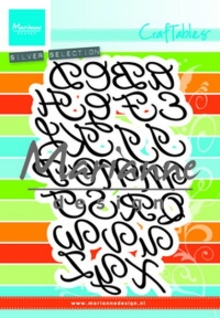Billede: skæreskabelon bogstaver, MARIANNE DESIGN CR1452 Classic Alphabet – upper case