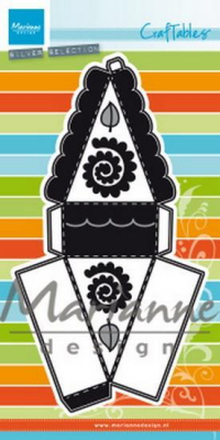 Billede: skære/prægeskabelon lille lagkagestykke, MARIANNE DESIGN CR1462 Cake, 105x200mm