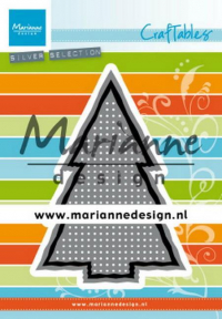 Billede: skæreskabelon juletræ til syning, MARIANNE DESIGN CR11481 Cross Stitch: Christmas Tree
74x109mm