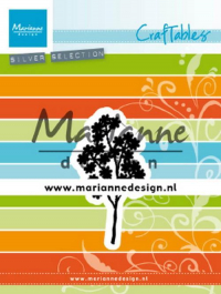 Billede: skæreskabelon lille forglemmigej, MARIANNE DESIGN CR1496 Forget me not, 38x71mm