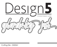 Billede: skæreskabelon glædelig jul, D5D041, 8,2x3,2 & 4x3cm - OBS! Kun die! matcher stempel D5S058, der købes separat, førpris kr. 44,- nupris