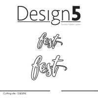 Billede: skæreskabelon fest i 2 størrelser, Design5 dies 
