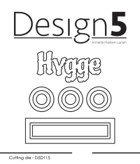 Billede: skæreskabeloner Hygge, cirkler og box-dies, Design5 dies 