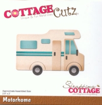 Billede: skæreskabelon Dies CottageCutz CC-260 mobilhome, Motorhome, 7,4x5,1cm