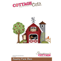 Billede: skæreskabelon bondegårdslade, Dies CottageCutz CC-887, Country Farm Barn