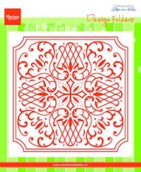 Billede: MARIANNE DESIGN EMB. FOLDER DF3426 Anja's Square, 150x150mm, førpris kr. 48,00, nupris