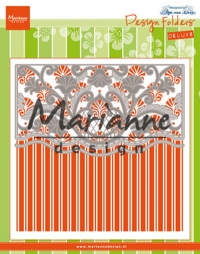 Billede: MARIANNE DESIGN EMB. FOLDER de Luxe + DIE DF3443 Anja’s Ornamental Border, 1 embossingfolder 150x150mm & 2 dies 141x71 & 141x10mm