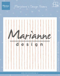 Billede: MARIANNE DESIGN EMB. FOLDER DF3456 Marjoleine's Stripes, 152x154mm 