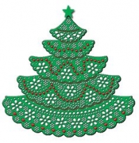Billede: skæreskabelon O Tannenbaum X-mas Tree og Angel Wing, 93x93mm og 105x54 cheery lynn, tilbud, førpris kr. 140,- nupris