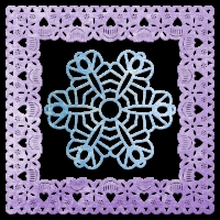Billede: skæreskabelon Scandinavian Hearts, 121x121mm, cheery lynn, tilbud, førpris kr. 188,- nupris