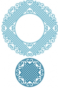 Billede: skæreskabelon Lords & Commons Doily