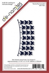Billede: Die-Namites die DN-1162 Butterfly Cascade 68x145mm, førpris kr. 130,-, nupris