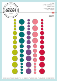 Billede: Danske Streger Enamel Dots DSE001, 4, 6, 8mm