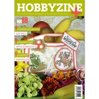 Billede: Hobbyzine Plus nr. 18, hollandsk blad med masser af inspiration til kort, mønstre, 3d ark samt 1 die fra Yvonne design