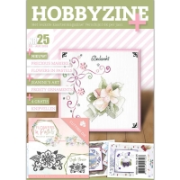 Billede: Hobbyzine Plus nr. 25, hollandsk blad med masser af inspiration til kort, mønstre, 3d ark og 1 die fra Mariekes Design (PM10137)