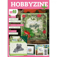 Billede: Hobbyzine Plus nr. 40, hollandsk blad med masser af inspiration til kort, mønstre, 3d ark og 1 die fra Amy Design nr. ADD10230