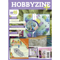 Billede: Hobbyzine Plus nr. 46, hollandsk blad med masser af inspiration til kort, mønstre, 3d ark og 1 die fra Amy Design nr. ADD10263