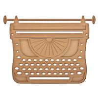 Billede: spellbinders Typewriter  3.875 x 2.25 inch, IN-022, tilbud, førpris kr. 74,- nupris