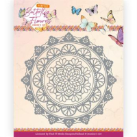 Billede: skæreskabelon mandala cirkler, JEANINES ART DIES 
