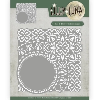 Billede: skæreskabelon baggrundsdie, Lily Luna DIE LL10001, 13 x 13cm, førpris kr. 112,- nupris