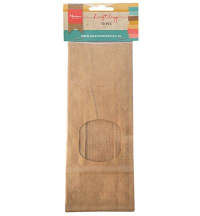 Billede: Marianne Design Kraft Bags 10pcs LR0043, 80x45x200mm - Match COL1508 & COL1509