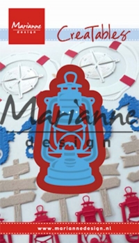 Billede: skære/prægeskabelon flagermuslygte, MARIANNE DESIGN CUT/EMB LR0533 Hurricane Lamp, 30x60mm