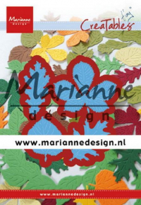 Billede: skære/prægeskabelon blade, MARIANNE DESIGN CUT/EMB LR0621 Tiny's Leaves
30-40mm