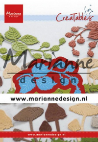 Billede: skære/prægeskabelon hindbær, MARIANNE DESIGN CUT/EMB LR0622 Tiny's Blackberries
73x41,5mm