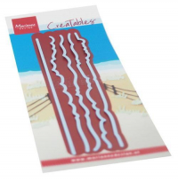 Billede: skæreskabelon vandlinier, MARIANNE DESIGN CUT/EMB LR0664 Ocean View, 150x33mm