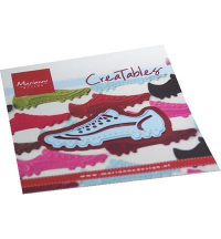 Billede: skære/prægeskabelon fodboldstøvle, MARIANNE DESIGN CUT/EMB LR0713 Soccer Shoe, 58x27mm