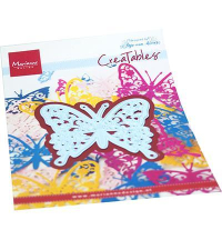Billede: skæreskabelon 1 sommerfugl, MARIANNE DESIGN CUT/EMB LR0746 Anja's Butterfly XL, 66x63mm