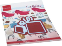 Billede: skæreskabelon tasker/shoppingtasker, MARIANNE DESIGN CUT/EMB LR0758 Shopping Bags, 20x20, 12x18, 36x49 & 25x35mm