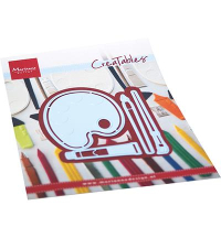 Billede: skære/prægeskabelon pensler, maling og palette, MARIANNE DESIGN CUT/EMB LR0760 Art Supplies