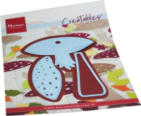 Billede: skæreskabelon svamp, MARIANNE DESIGN CUT/EMB LR0770 Mushroom XL, ca. 67x99mm