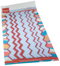 Billede: skæreskabelon zig-zag striber, Marianne Design dies 