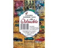 Billede: Decorer Oldsmobile Paper Pack (7x10.8cm) (M16), 3x8 designs, 24 ark, 150g/m2, førpris kr. 20,- nupris