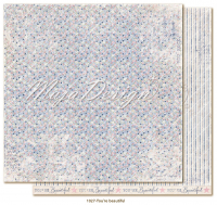 Billede: 1 ark dobbeltsidet karton - Denim & Girls - You're Beautiful
