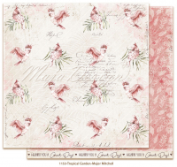 Billede: 1 ark dobbeltsidet karton -Tropical Garden - Major Mitchell