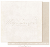 Billede: 1 ark dobbeltsidet karton - Monochromes - Shades of Tropical - Jasmine