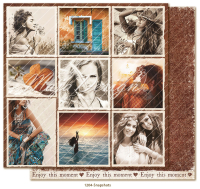 Billede: 1 ark dobbeltsidet karton - Bohemian Harmony - Snapshots, Maja Design