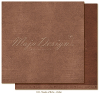 Billede: 1 ark dobbeltsidet karton - Monochromes - Shades of Boho - Umber