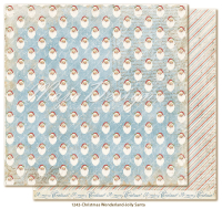 Billede: 1 ark dobbeltsidet karton - Christmas Wonderland - Jolly Santa, Maja Design